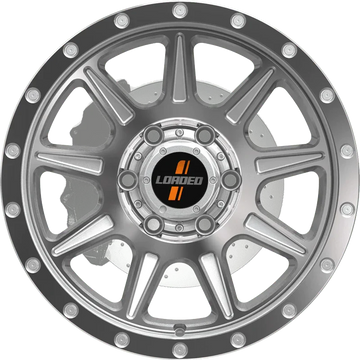 Loaded Gunbarrel Wheels in Silver Machined Face - Brixton 4x4 - Buy Online Now!